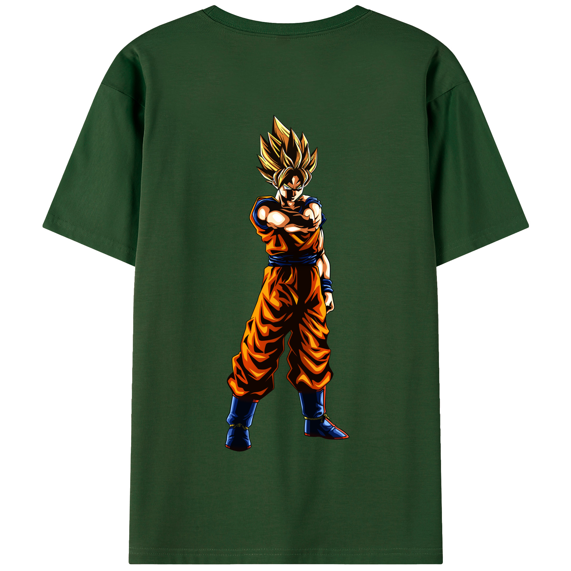 （画像用） ドラゴンボール 孫 悟飯（そんごはん）DRAGON BALL Son Gohan 綿100％半袖Tシャツ（背面プリント）